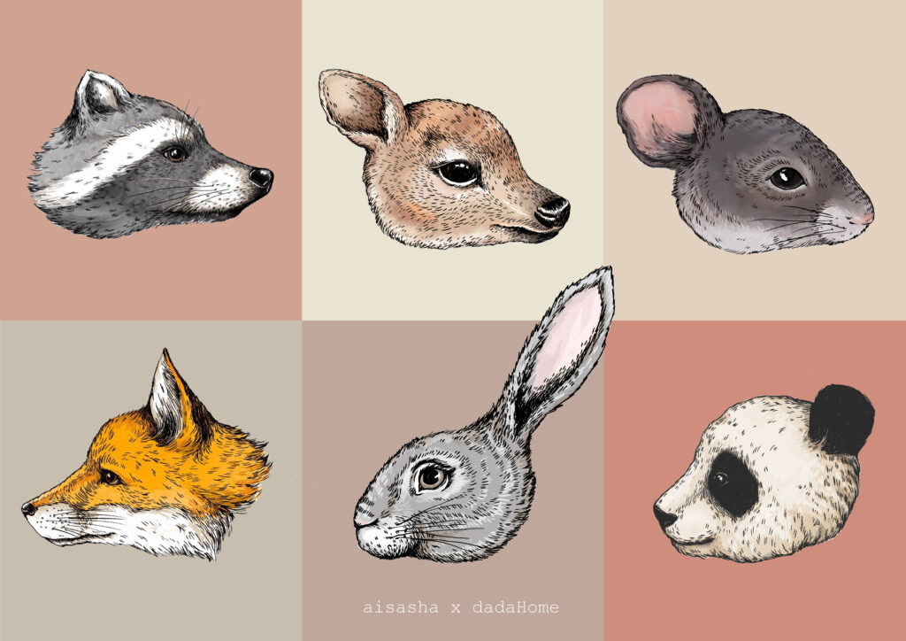 Textile masks for DadaHome